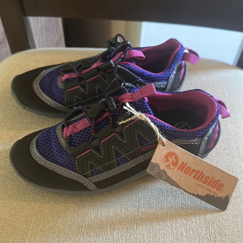 Northside Kids Girls Sneakers Mesh Water Shoes New Purple Pink Size 13